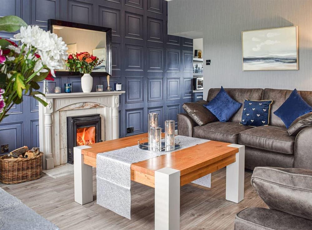 Living area at Dothan Farm Cottages in Cluny, near Kirkcaldy, Fife