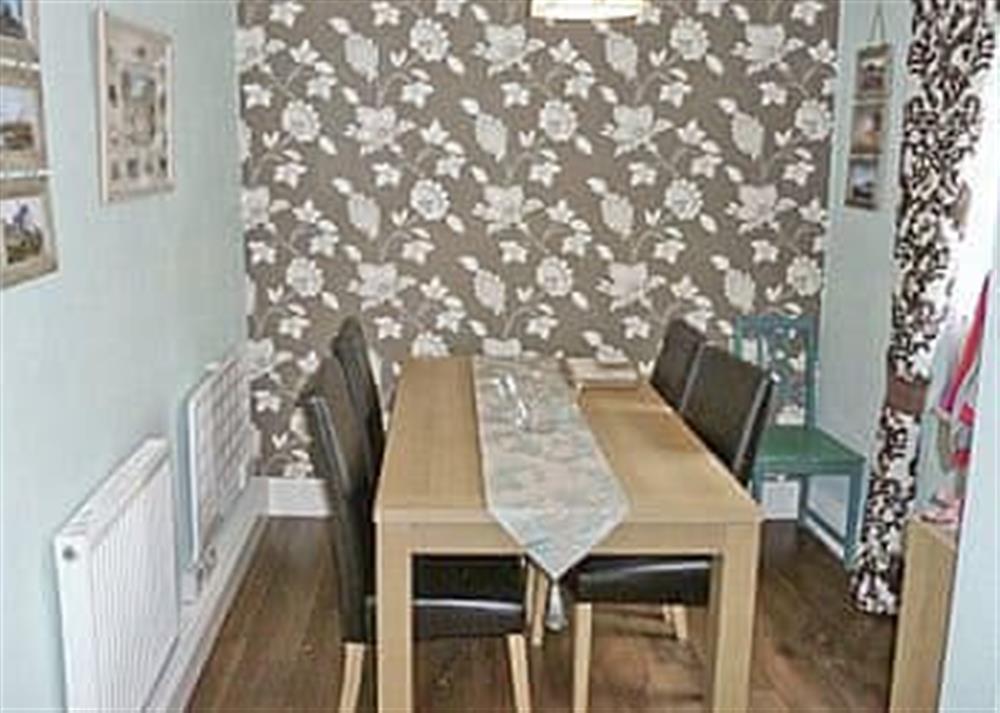 Dining Area at Dotty Cottage in Chathill, Northumberland