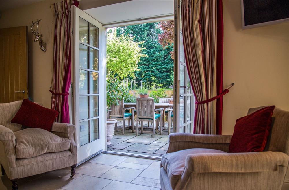 French door leading to the patio