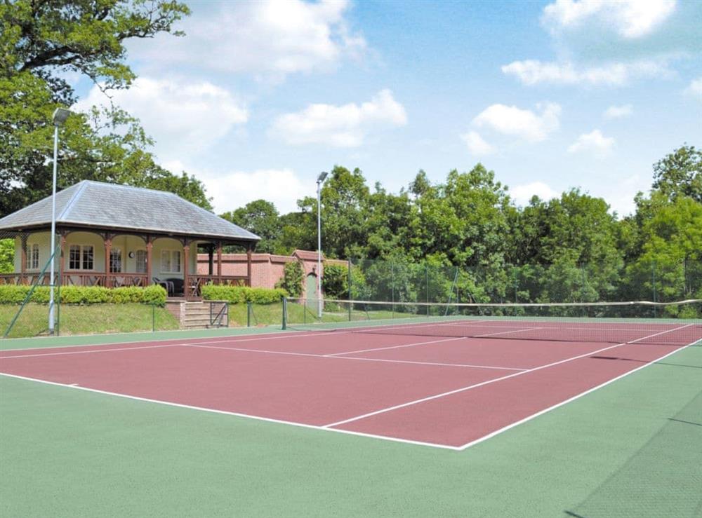 Tennis court (photo 2) at Dove Cote House in Webbery, Nr Bideford, North Devon., Great Britain