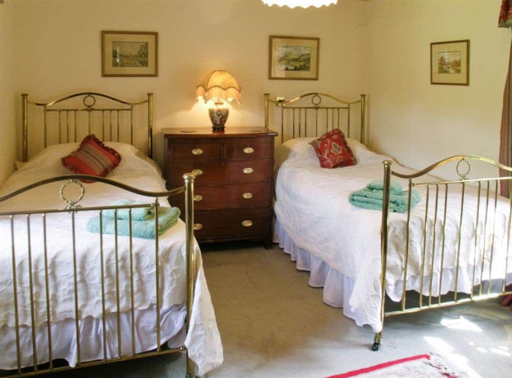 Twin bedroom at Dove Cote House in Webbery, Nr Bideford, North Devon., Great Britain