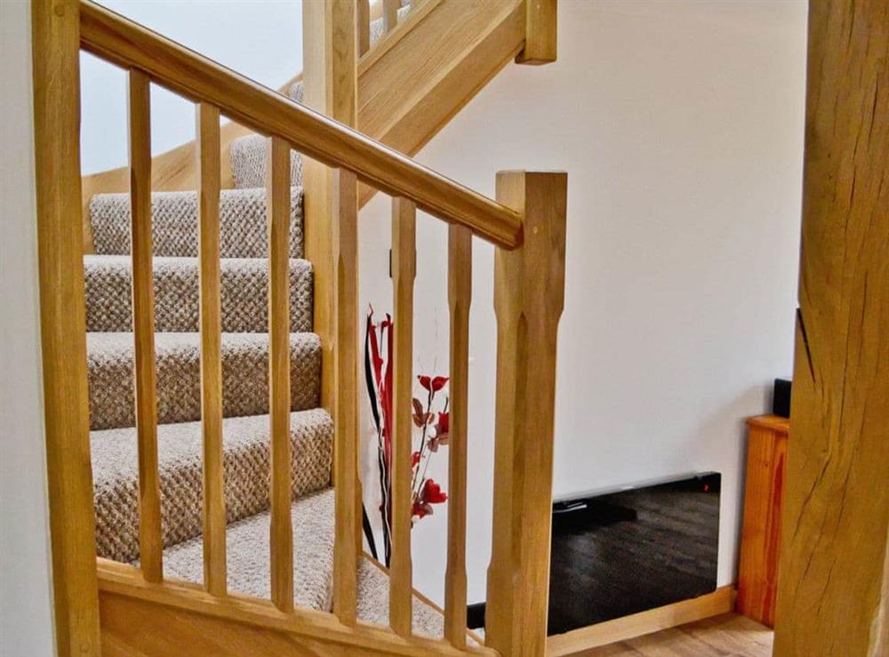 Stairs at Dove Cottage in Ampney Crucis, near Cirencester, Gloucestershire