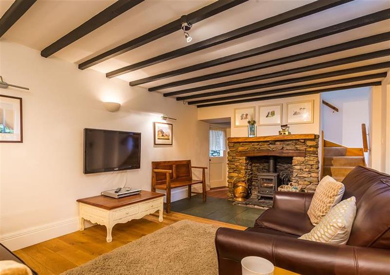 The living area at Dove Holme Cottage, Grasmere
