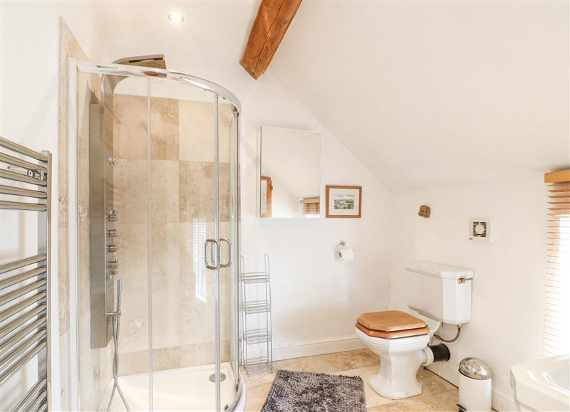 This is the bathroom at Dovecote Cottage, Alkmonton near Ashbourne