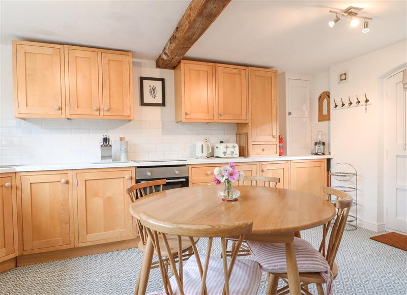 This is the kitchen at Dovecote Cottage, Alkmonton near Ashbourne