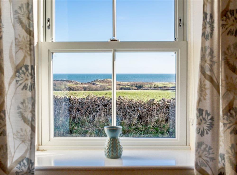 View at Dovecote Cottage in Embleton, Northumberland