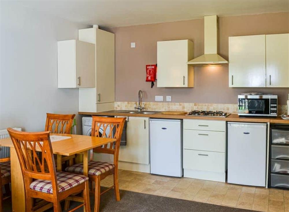 Kitchen area at Dovecote Cottage in Mablethorpe, Lincolnshire