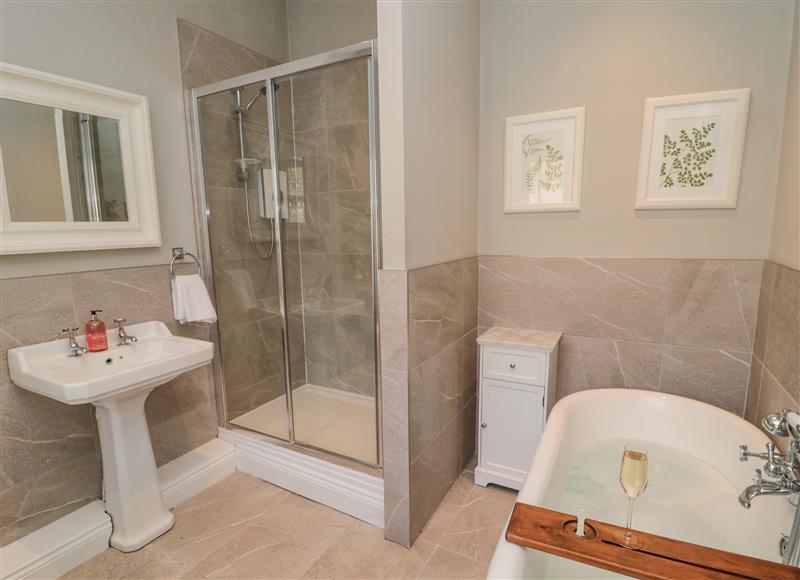 This is the bathroom at Dovecote Cottage, Otterburn