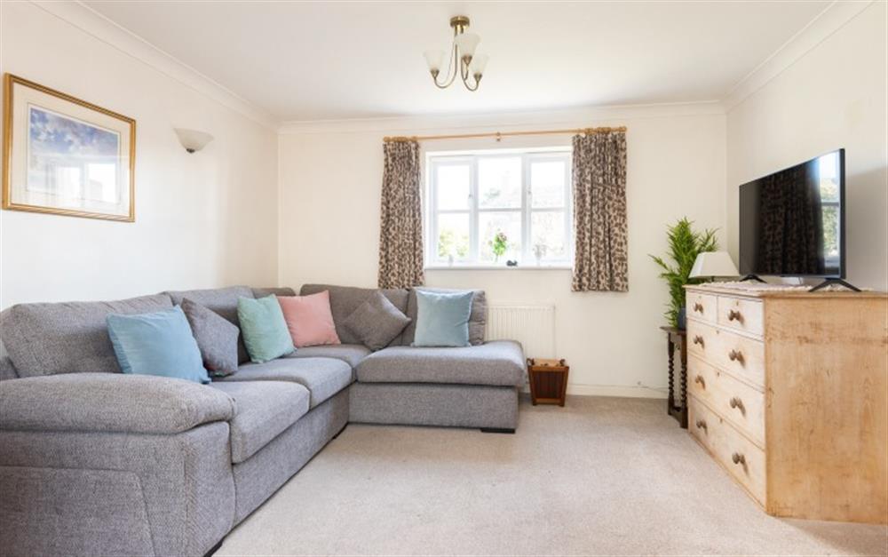 Relax in the living area at Dovecote Cottage in Portesham