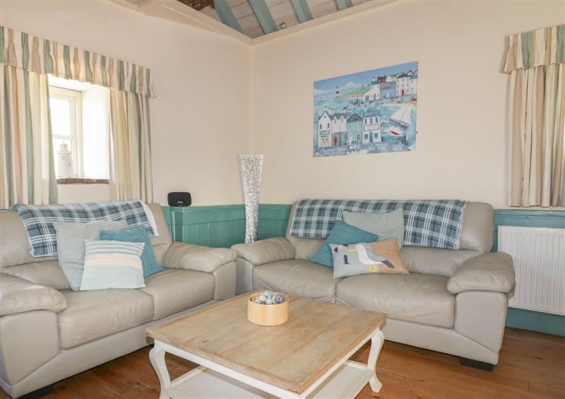 Relax in the living area at Dovecote, Gorran Haven