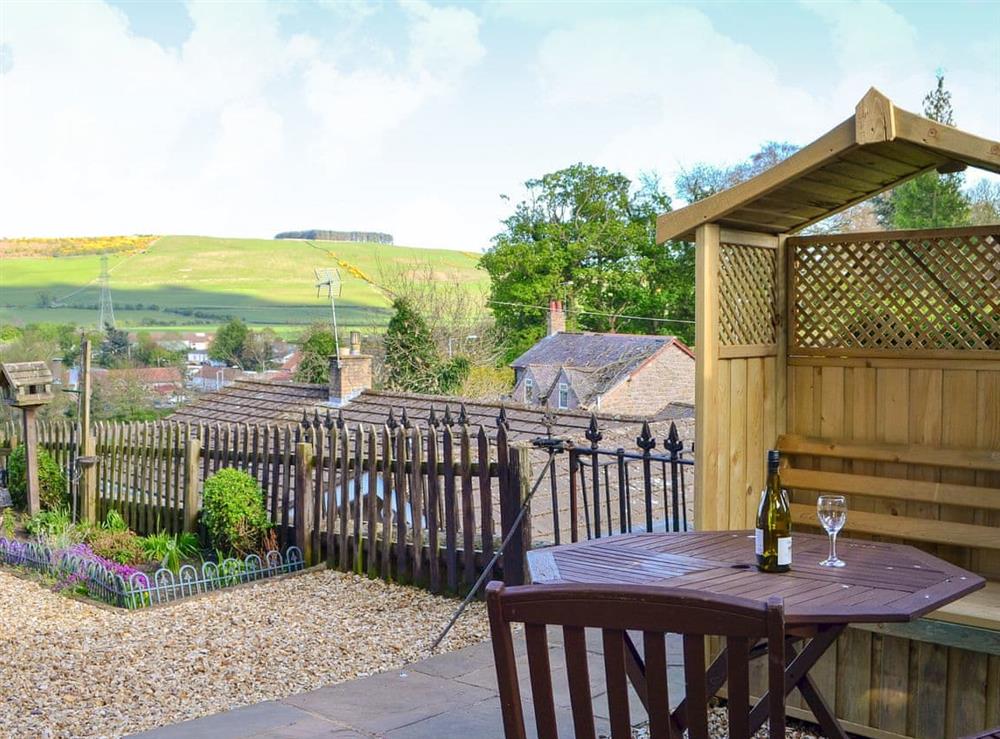 Sitting out are with countryside views at Dovecote House in Wooler, Northumberland