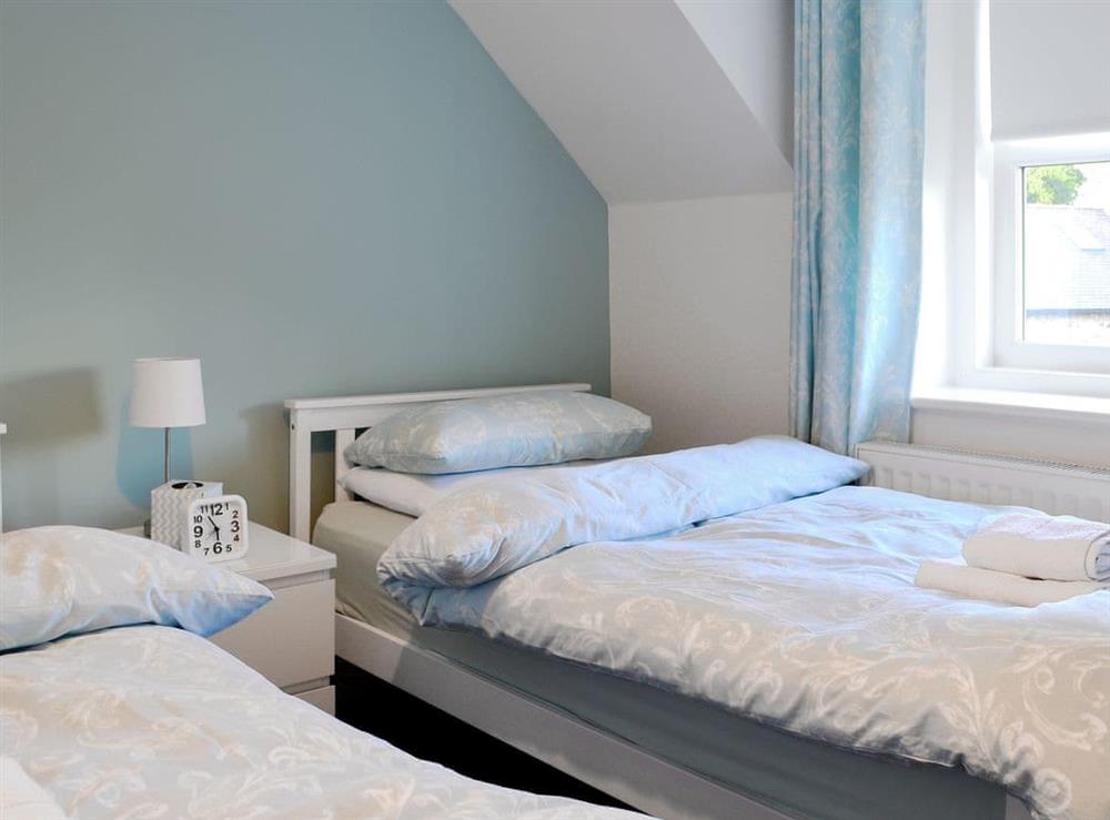 Twin bedroom at Dovecote House in Wooler, Northumberland