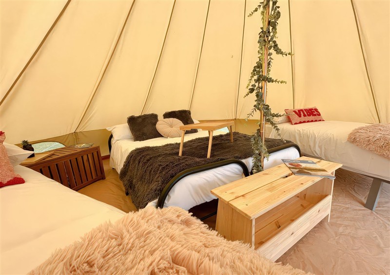 One of the bedrooms at Dovedale, Fenny Bentley near Ashbourne