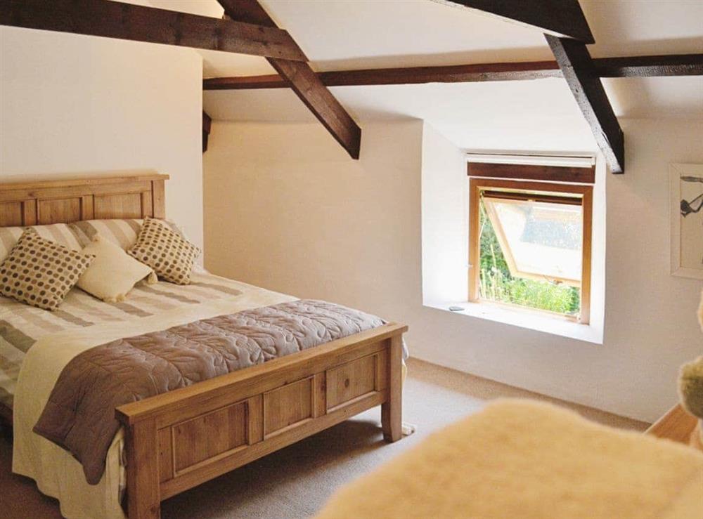 Double bedroom at Dover Row Cottage in Zelah, near Perranporth, Cornwall