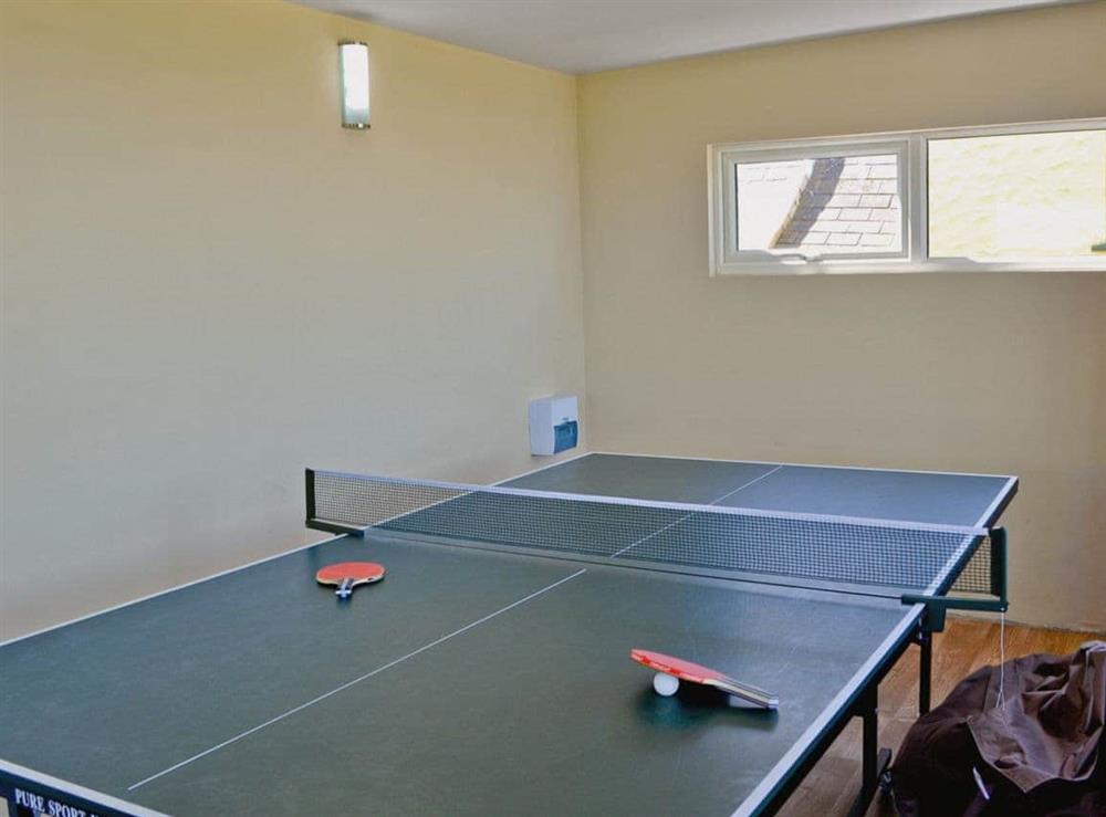 Games room at Dover Row Cottage in Zelah, near Perranporth, Cornwall