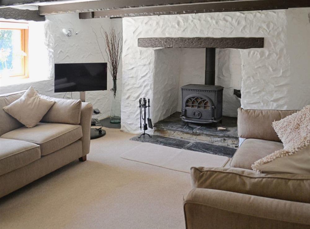 Living room at Dover Row Cottage in Zelah, near Perranporth, Cornwall