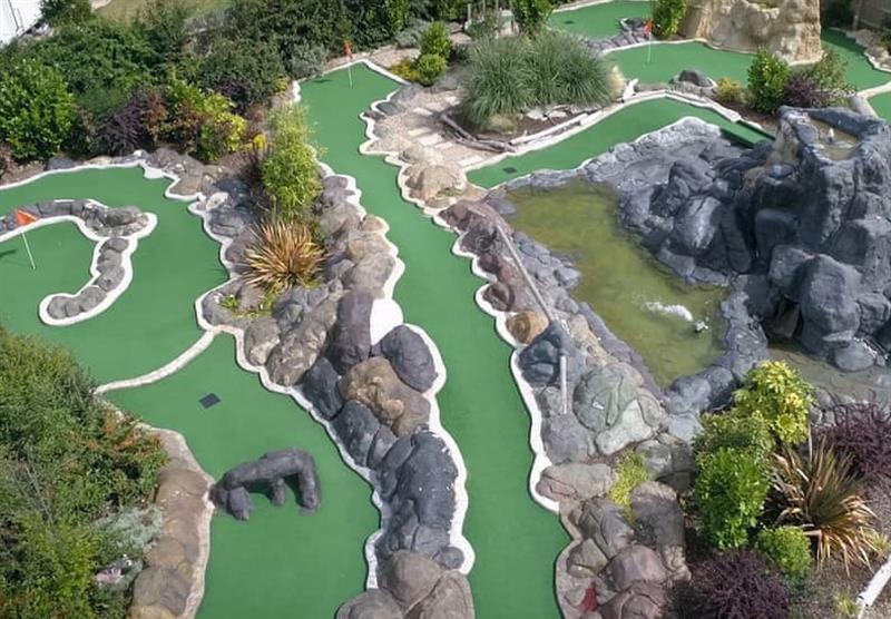 Adventure golf at Dovercourt in Dovercourt, East of England