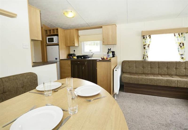 Living area and kitchen area in a Dovercourt Silver Plus 2 at Dovercourt in Dovercourt, East of England