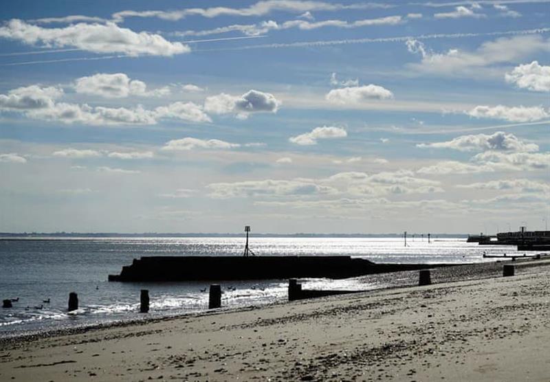 The beach at Dovercourt in Dovercourt, East of England