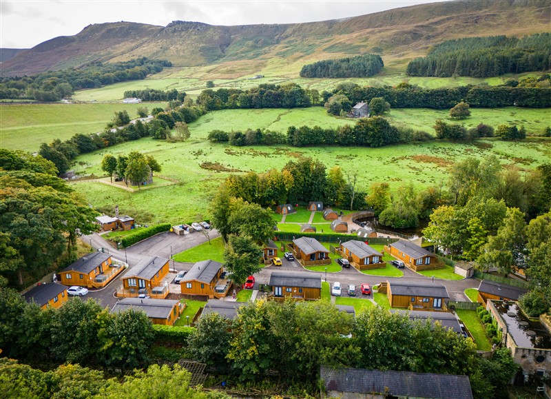 Outside Dovestone Spa Accessible