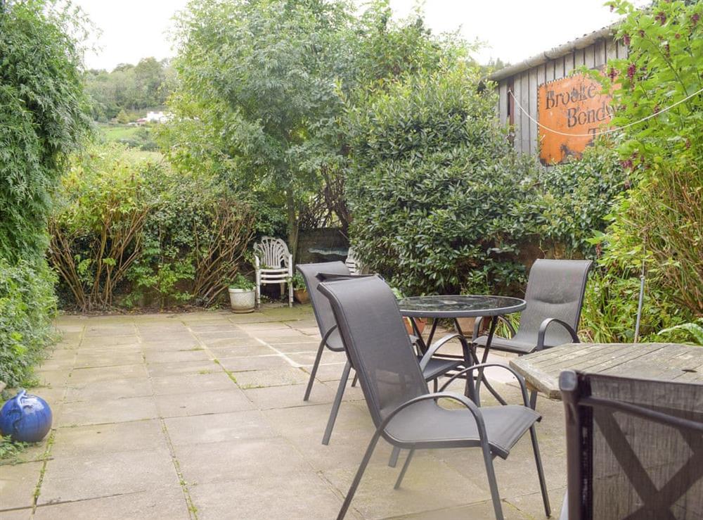 Patio at Doward Farm in Whitchurch, Herefordshire
