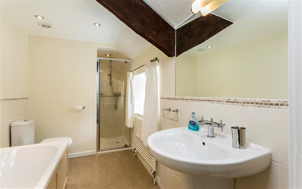 Another view of the family bathroom.  at Dower House in Dittisham