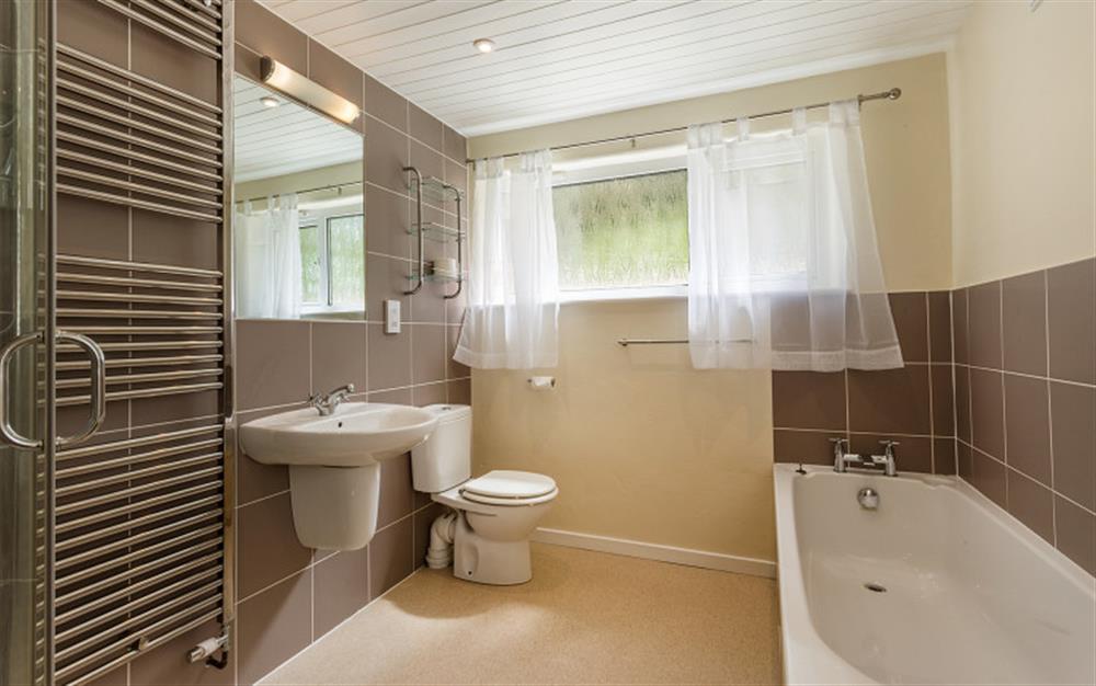 Another view of the master bedroom's ensuite bathroom.  at Dower House in Dittisham