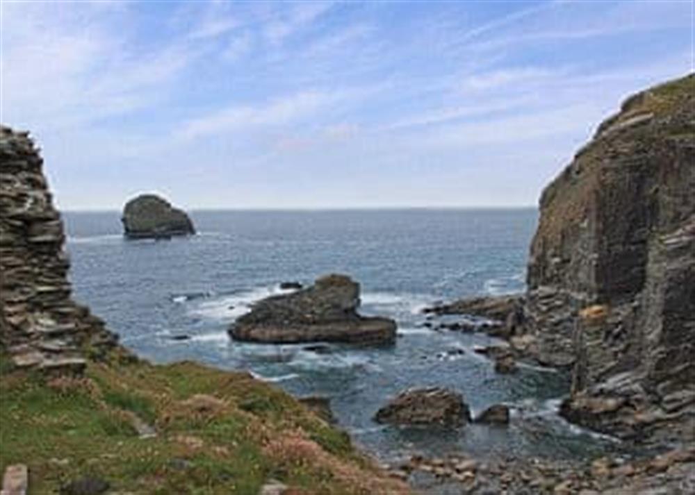 Backways Cove at Downhouse Cottage in Delabole, near Tintagel, Cornwall