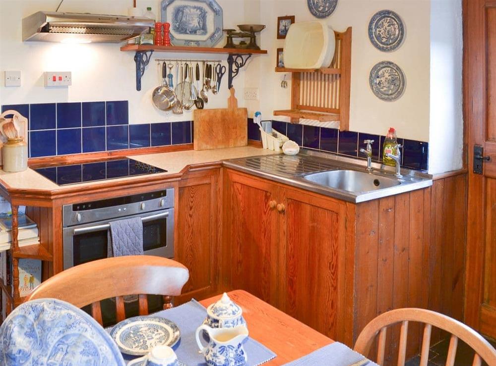 Well presented kitchen/diner at Downhouse Cottage in Delabole, near Tintagel, Cornwall