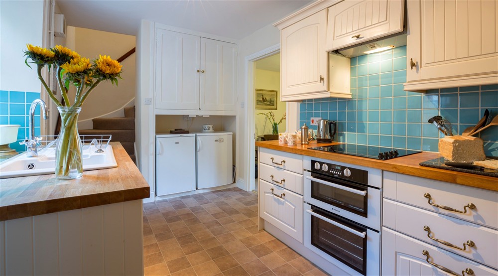 The kitchen (photo 2) at Downhouse Farm Cottage in Bridport, Dorset