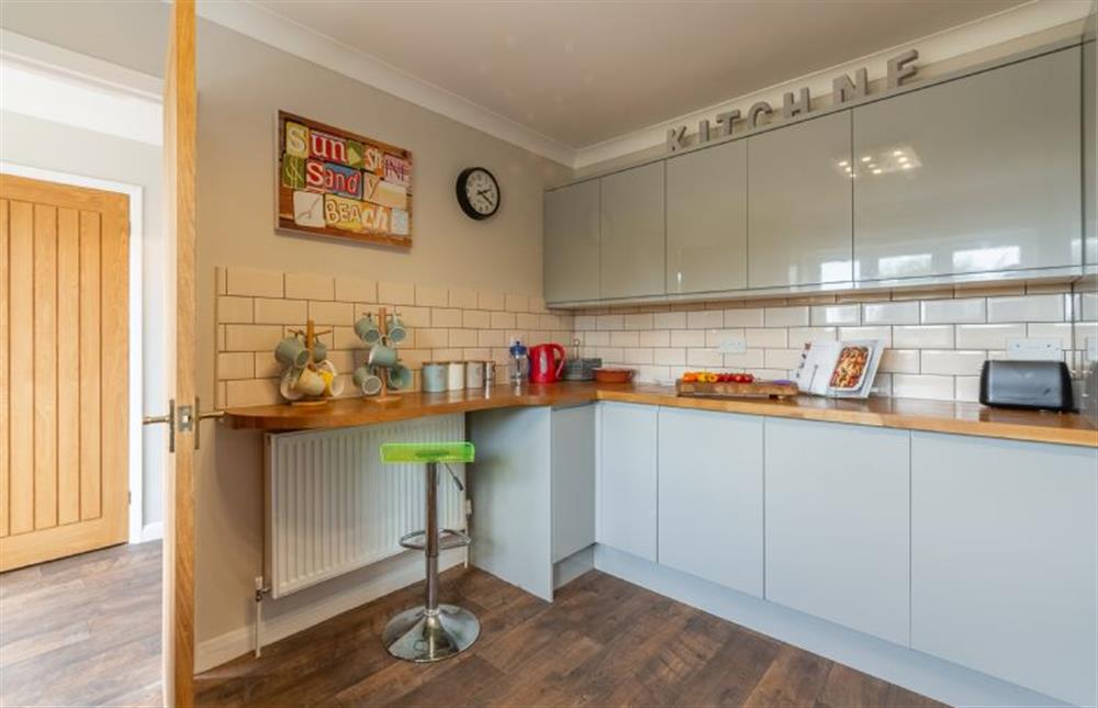 Ground floor: Kitchen with engineered wooden flooring at Downlands, Burnham Market  near Kings Lynn