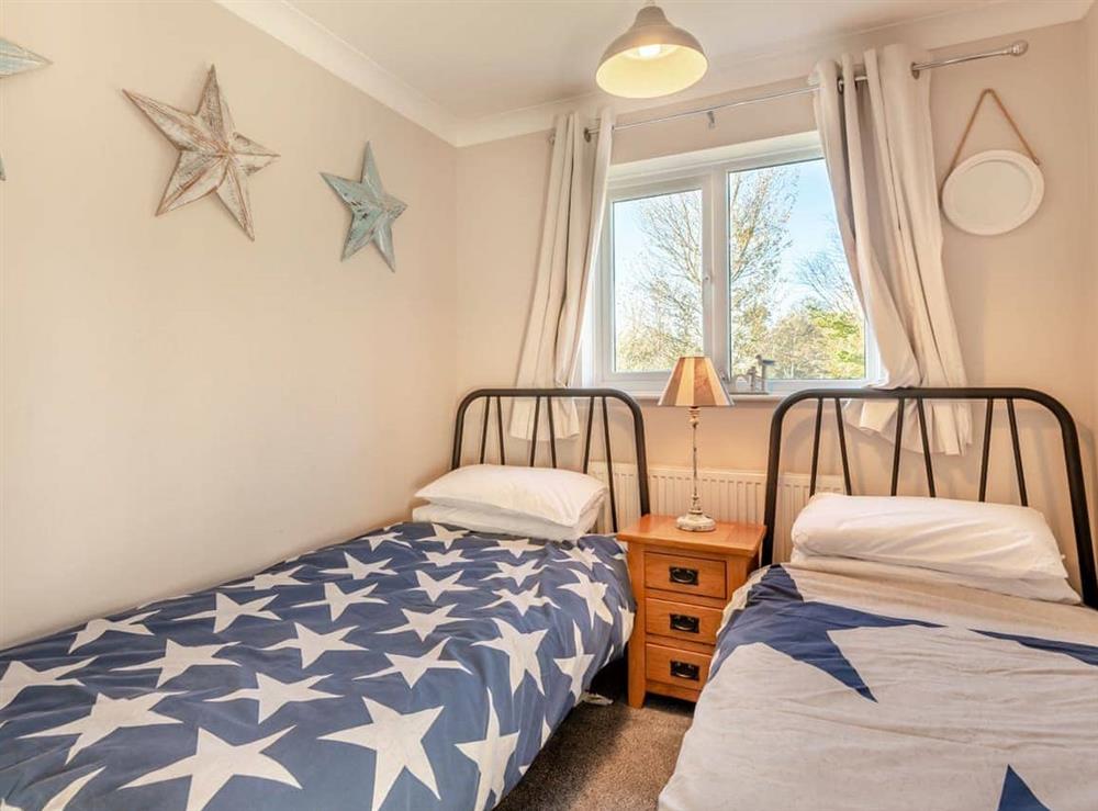 Twin bedroom at Downlands in Burnham Market, Norfolk