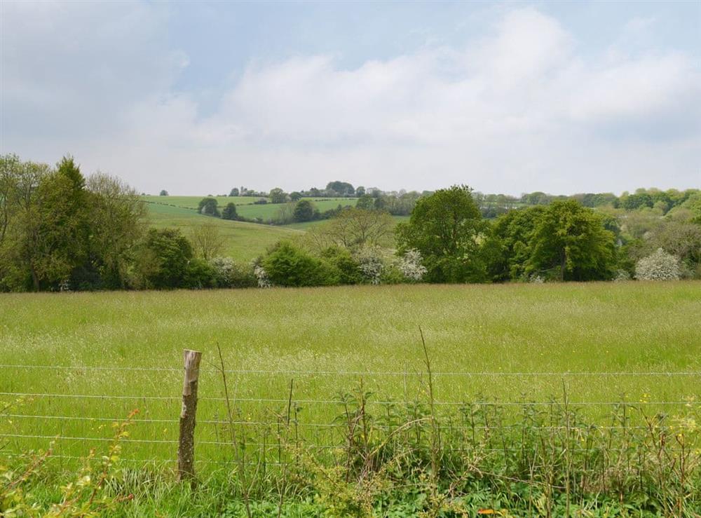 Outstanding rural views from the garden at Louisas Cottage, 