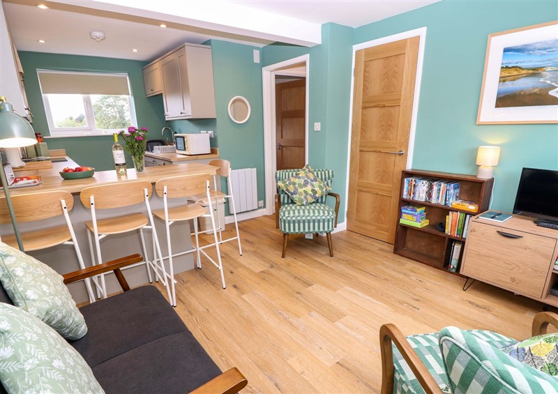 This is the dining room at Downs View, Yaverland near Sandown