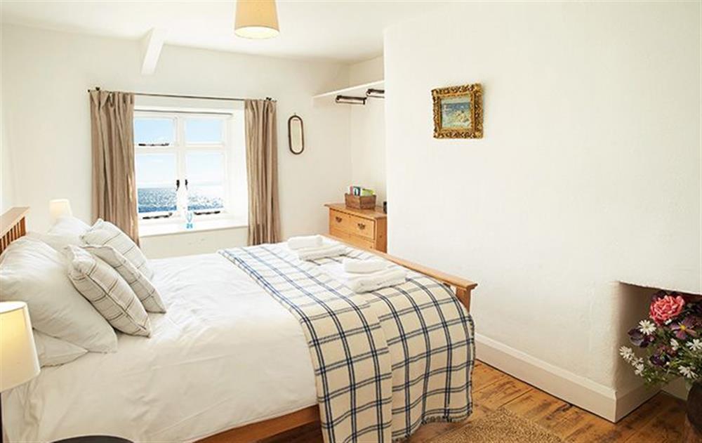First floor:  Double bedroom (photo 2) at Downsteps Beach House, Torcross