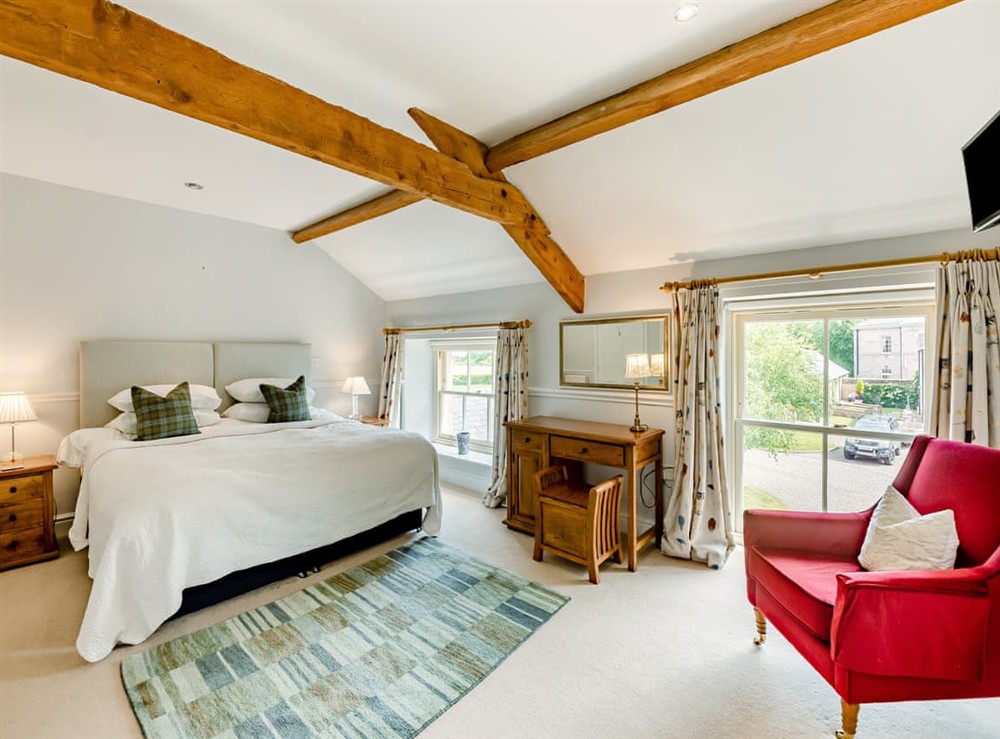 Double bedroom at Doxford House in Doxford, near Embleton, Northumberland