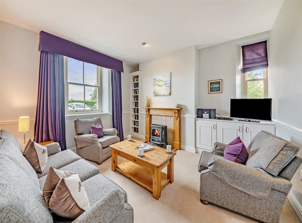 Sitting room at Doxford House in Doxford, near Embleton, Northumberland