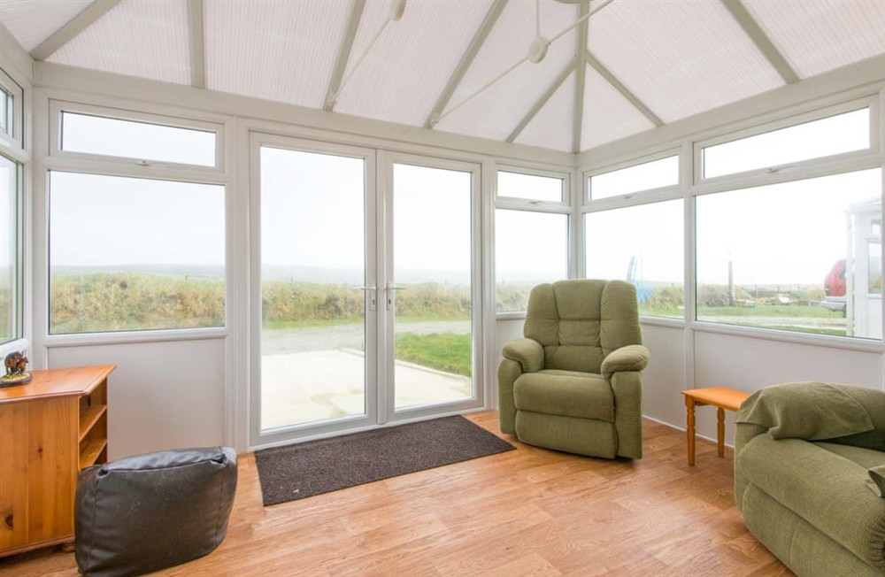 Conservatory at Dozmary View in Bodmin Moor, Cornwall
