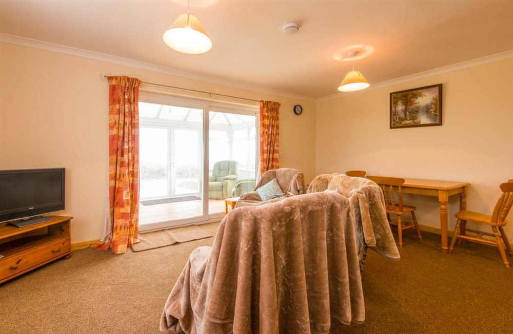 Living area at Dozmary View in Bodmin Moor, Cornwall
