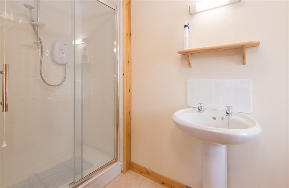 Shower room at Dozmary View in Bodmin Moor, Cornwall