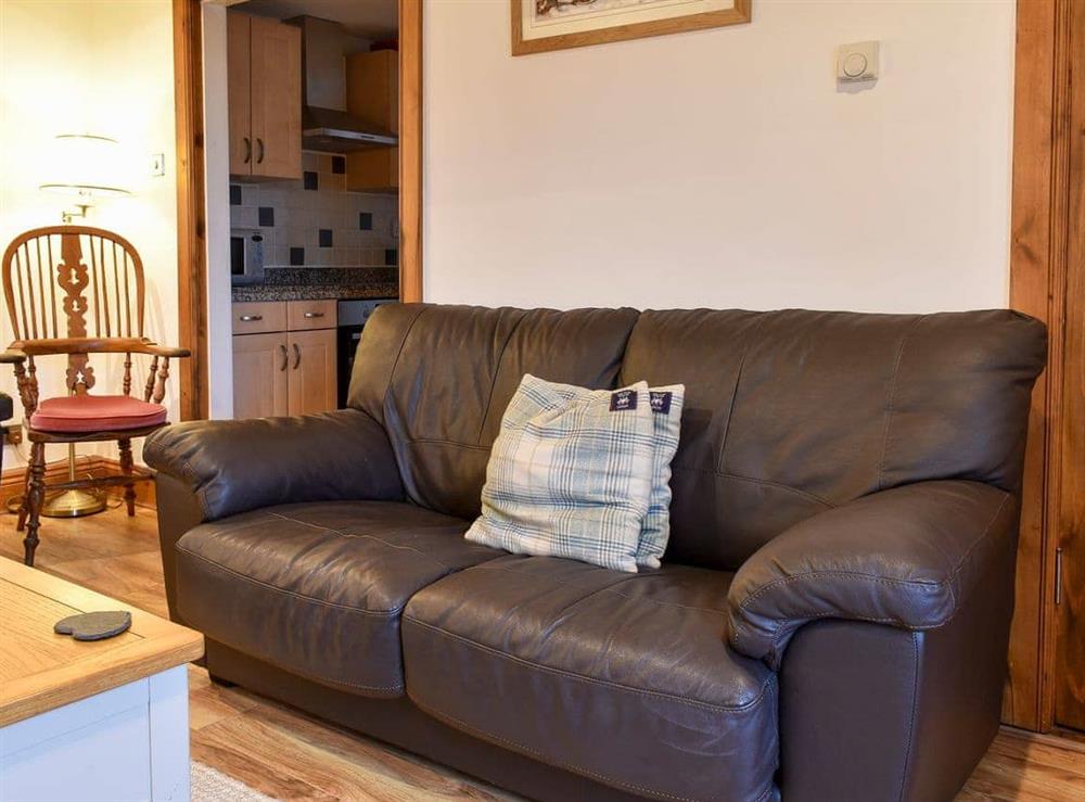 The living room at Dragon Cottage in Brassington, Derbyshire