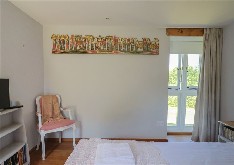 One of the bedrooms at Dragon Cottage, Musbury