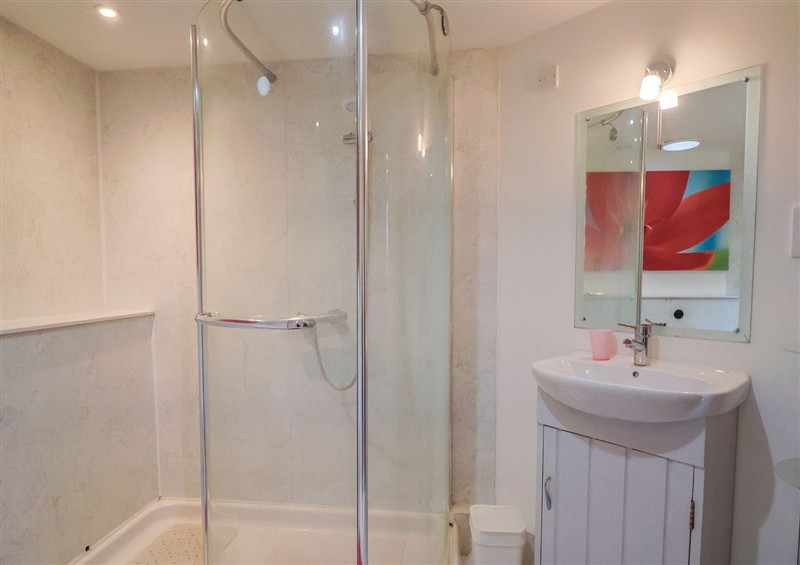 This is the bathroom at Dragon Cottage, Musbury