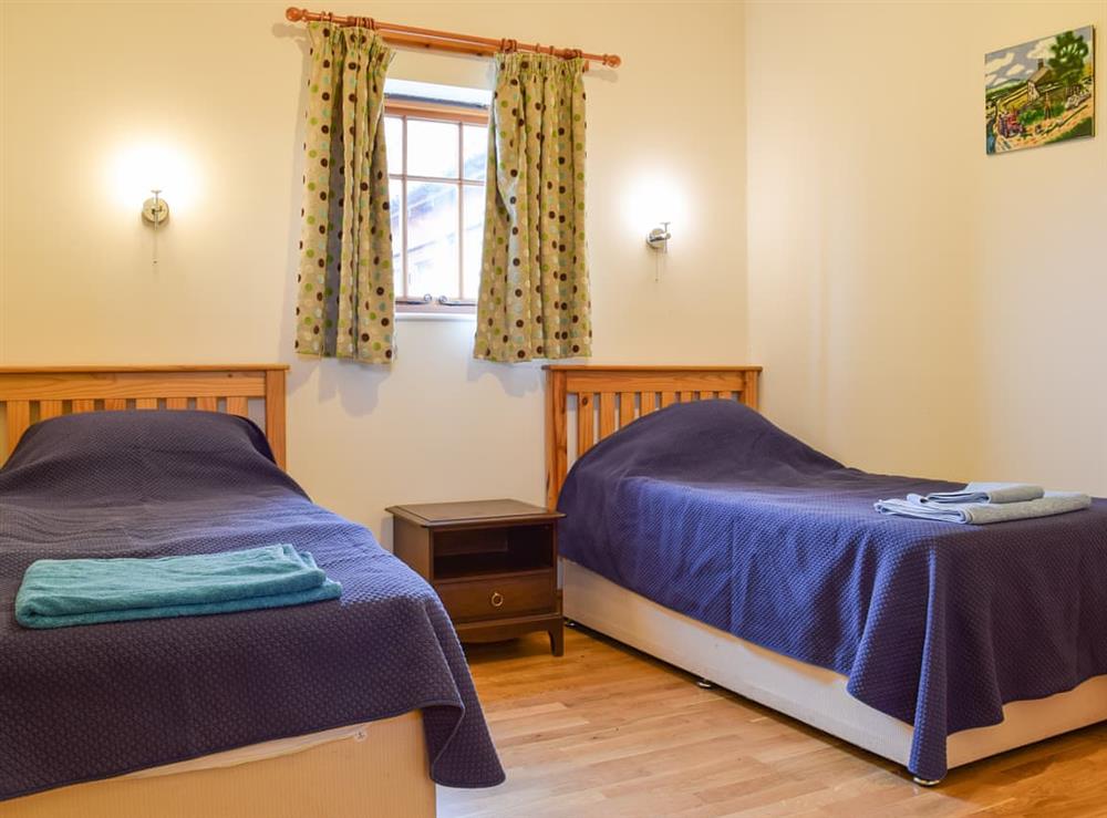 Twin bedroom at Dragonfly in Aldwincle, Northamptonshire