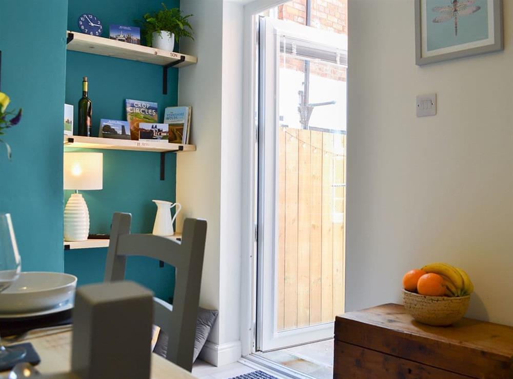 Light and bright dining room at Dragonfly Cottage in Beverley , Yorkshire, North Humberside