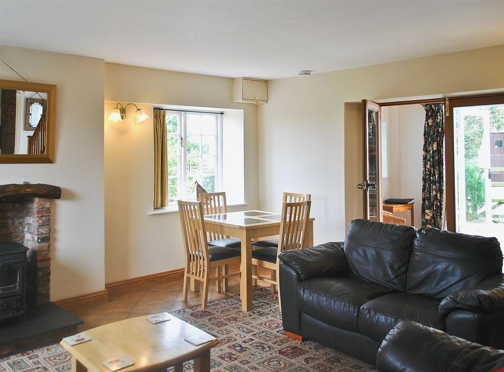 Living room/dining room at Dragonfly Cottage in Brompton by Sawdon, North Yorkshire