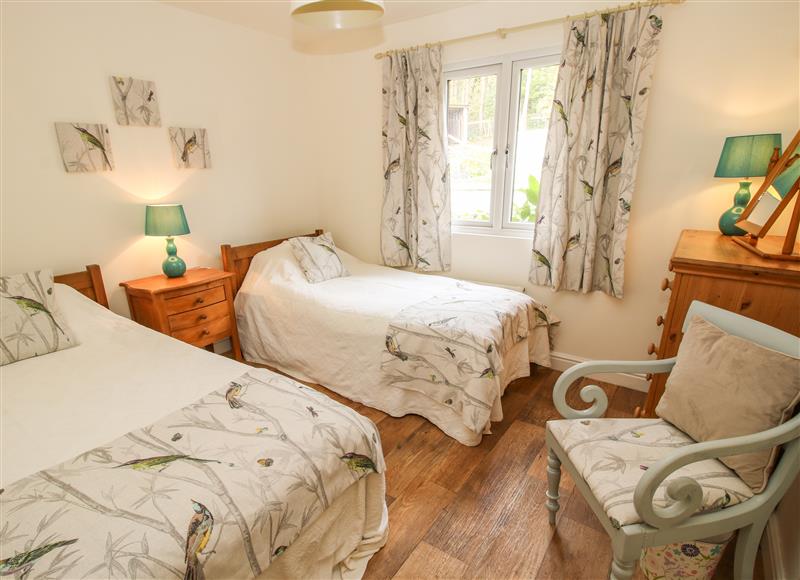 A bedroom in Dragonfly Lodge at Dragonfly Lodge, Worthen near Minsterley