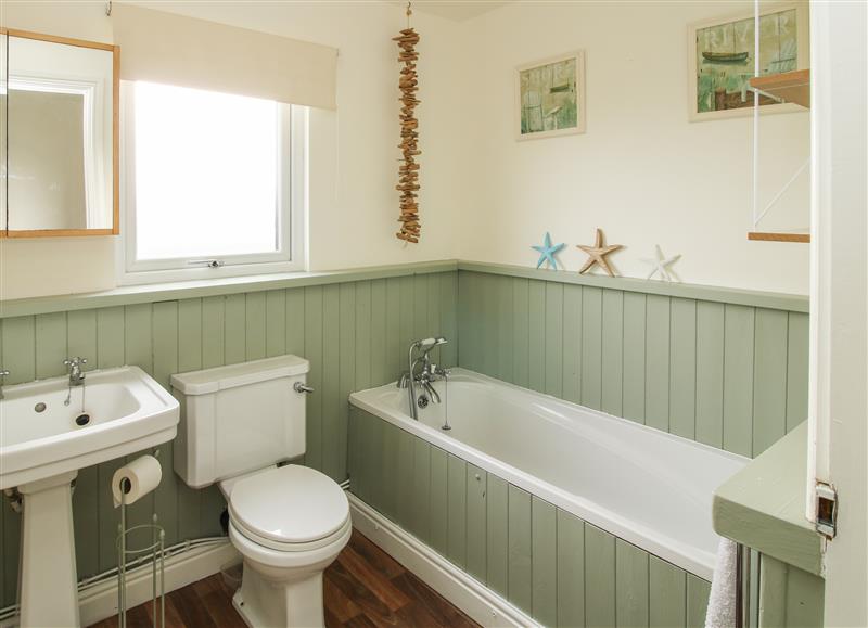 This is the bathroom at Dragonfly Lodge, Worthen near Minsterley