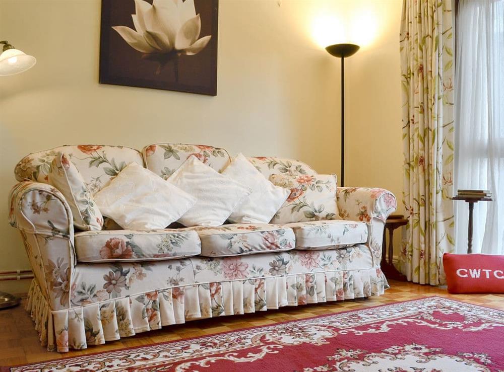 Comfy living room at Draigs Cottage in Abergavenny, Monmouthshire, Somerset