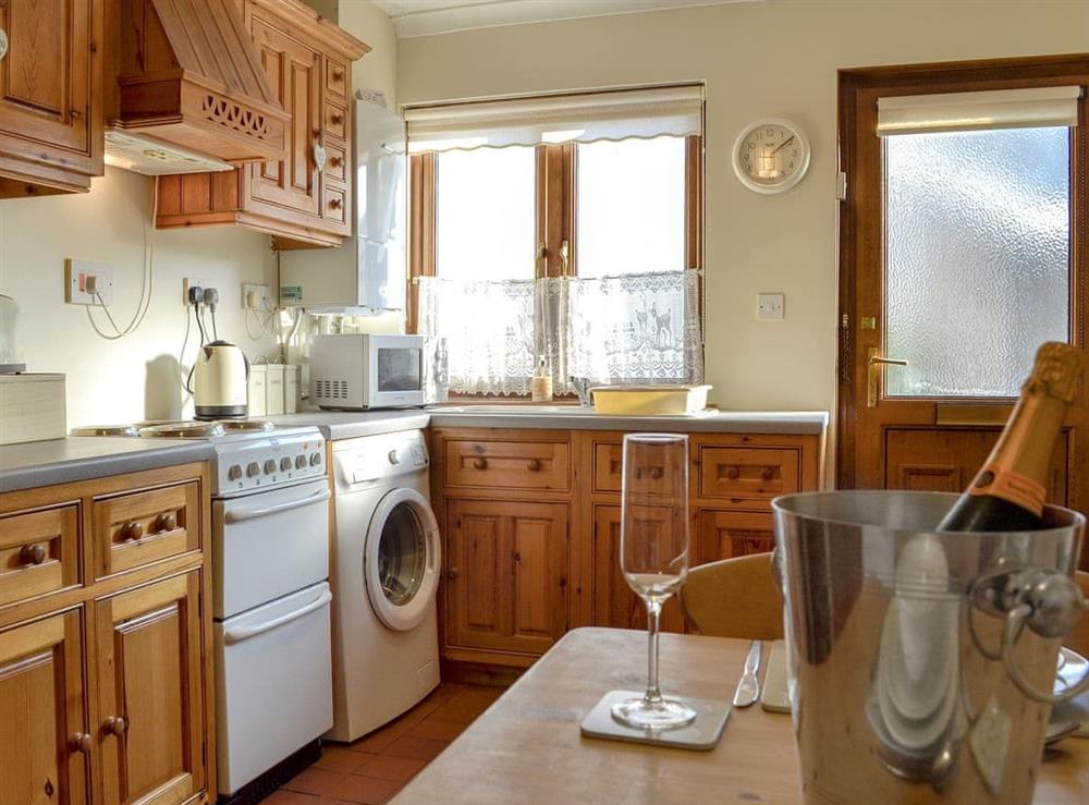Well equipped Farmhouse style kitchen at Draigs Cottage in Abergavenny, Monmouthshire, Somerset